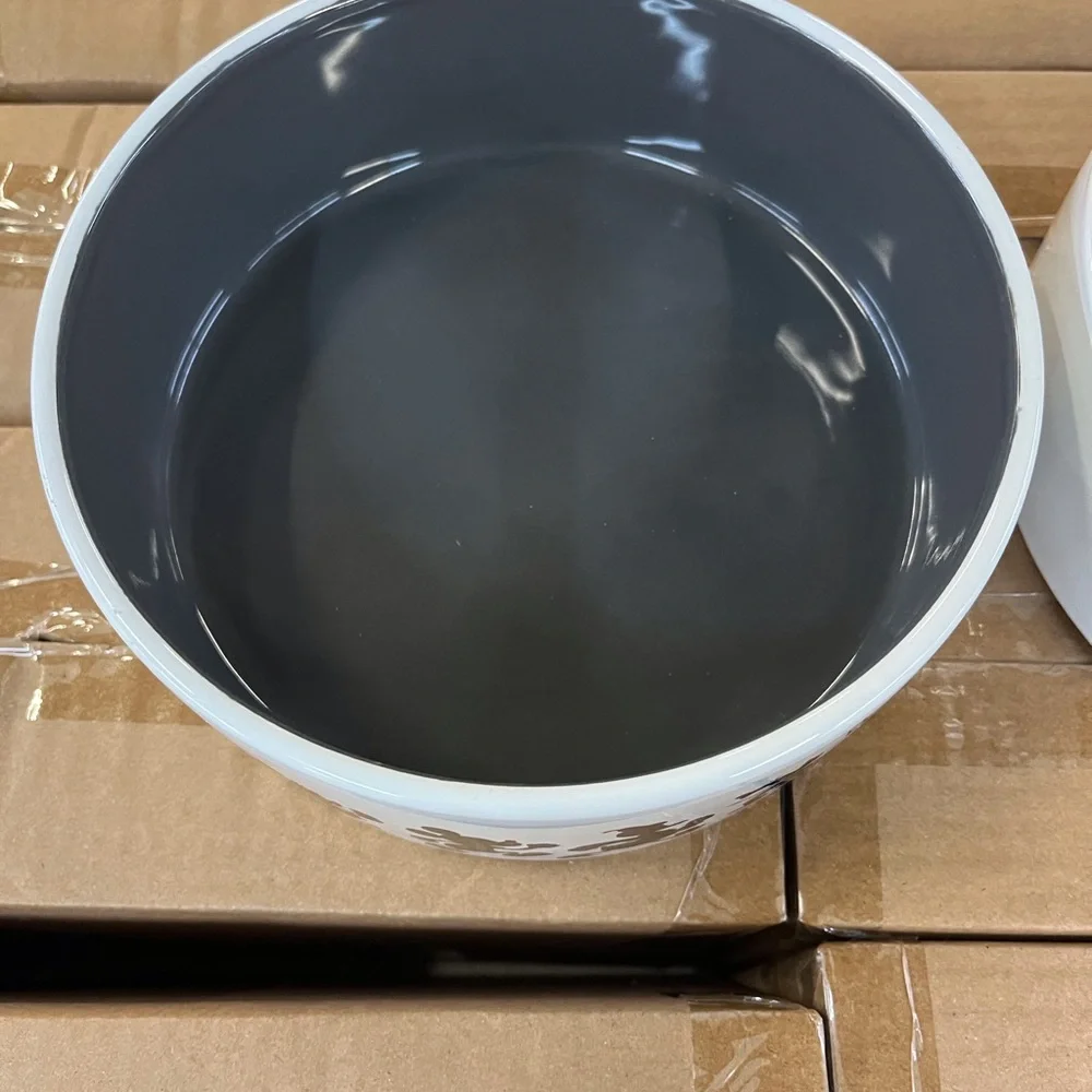 Disney Mickey and Friends Pet Bowls - Black and White